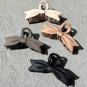 Vastile Bow Hair Claw Clip Latte