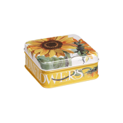 Flowers Small Square Pocket Tin Sunflowers