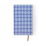 Tulip Bound Journal Blue Lattice