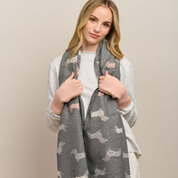 Grey Dexter Scarf