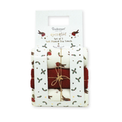 Robin's Retreat 3 Pack Of Soft Printed Tea Towels