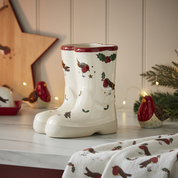 Robin's Retreat Wellies Utensil Pot / Vase