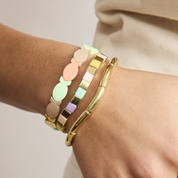 Pink and Pastels Tile Bracelet