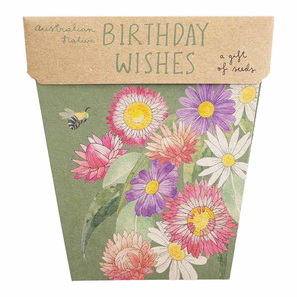 Birthday Wishes Gift of Seeds