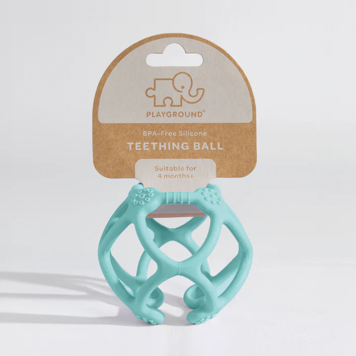 Silicone Teething Ball Light Blue