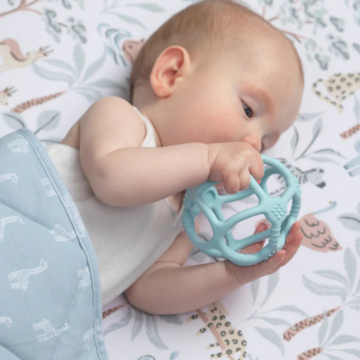 Silicone Teething Ball Light Blue