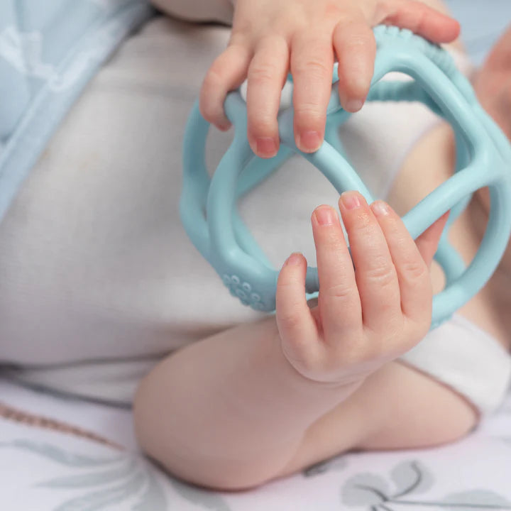 Silicone Teething Ball Light Blue
