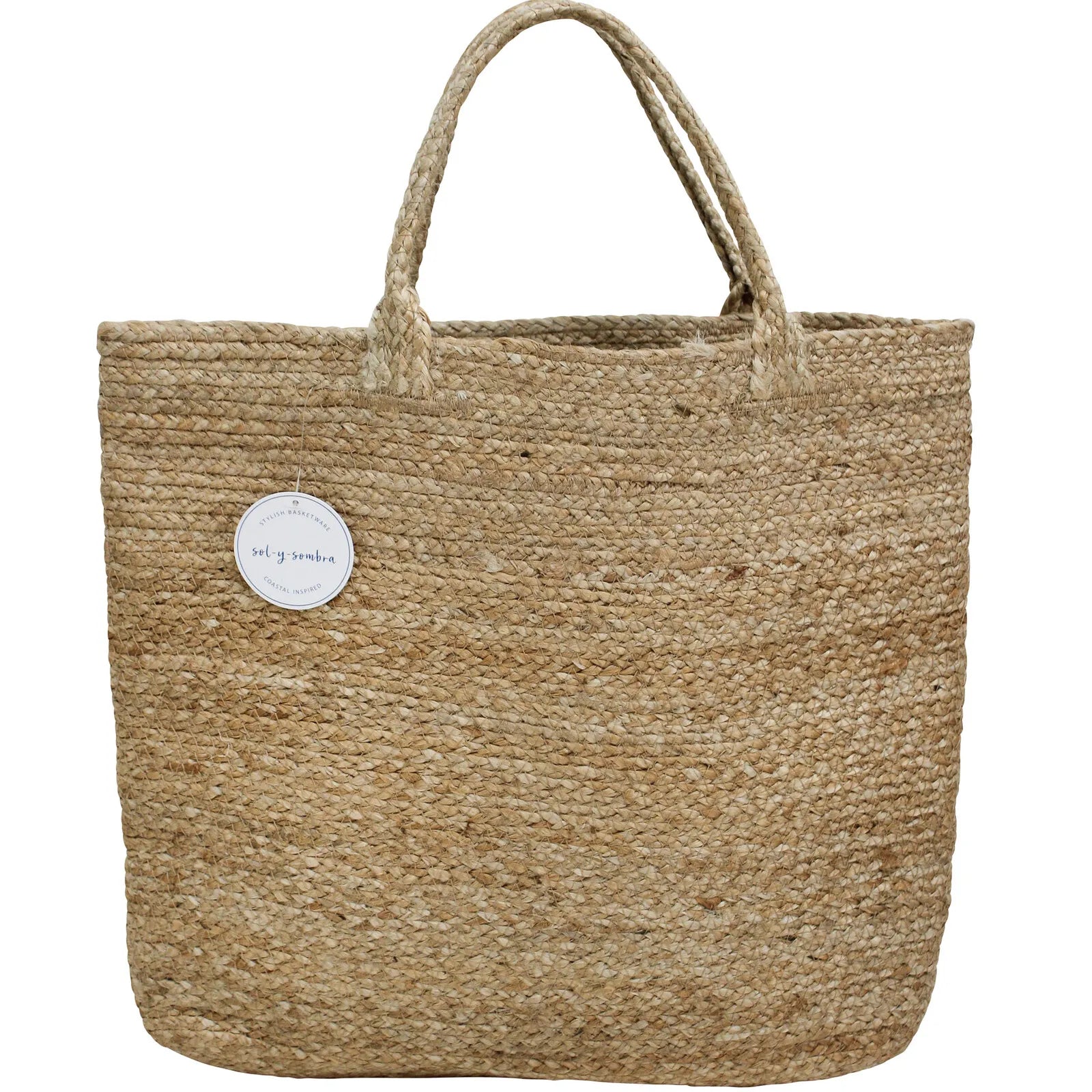 Jute Shopper Tote