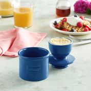 The Original Butter Bell® Crock Cafe Royal Blue