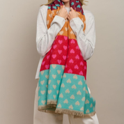 Green Sweet Heart Scarf