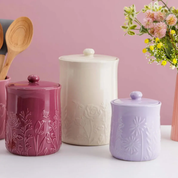 In The Meadow Purple Storage Jar 1.85L