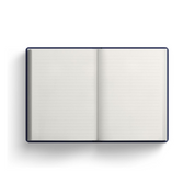 B6 Premium Hard Cover Notebook Rose Flutter Stripe
