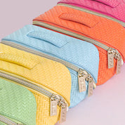 Herringbone Beauty Bag Small Bluebell