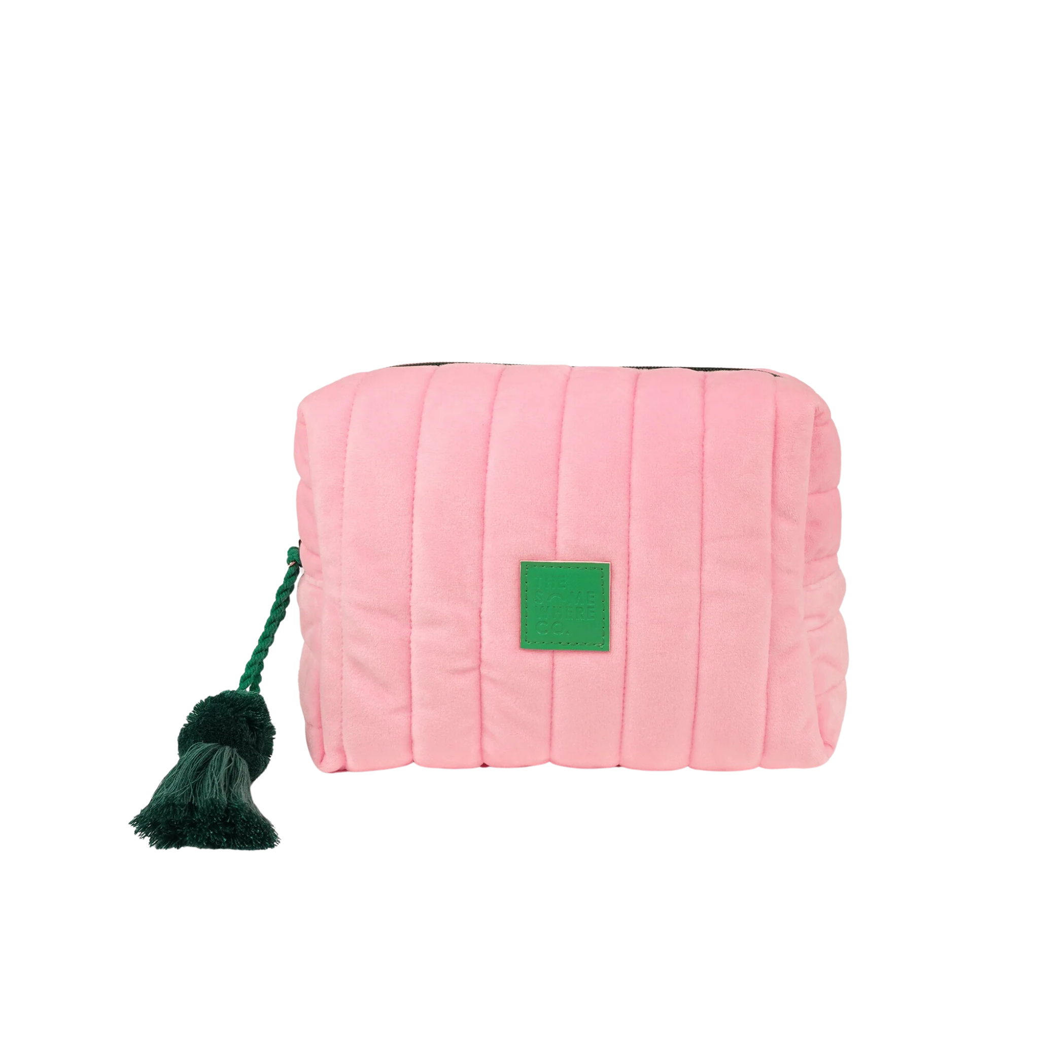 Pink Velvet Cosmetic Case