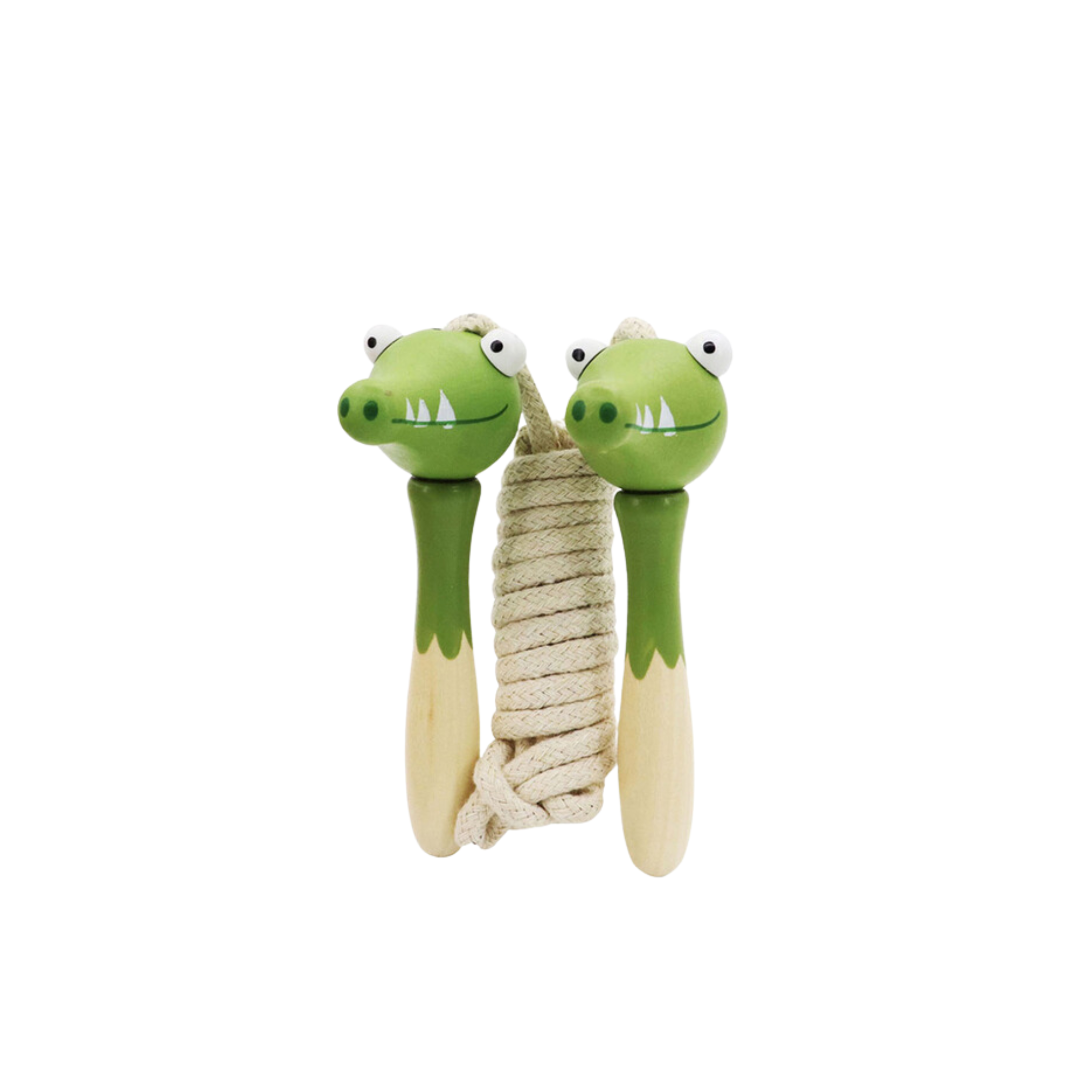 Wooden Skipping Rope Jungle Animal Crocodile