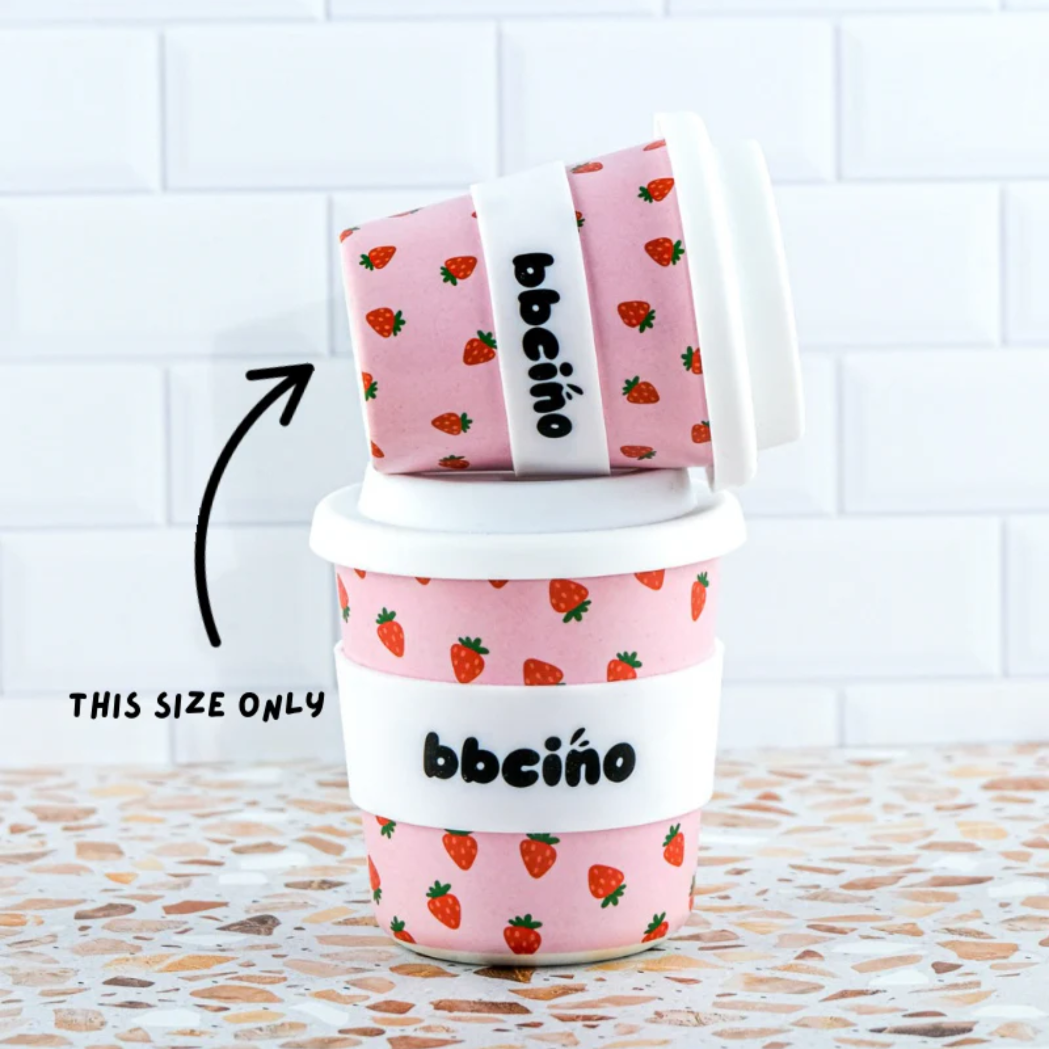 Reusable Babycino Bamboo Cup Berry BB 120ml