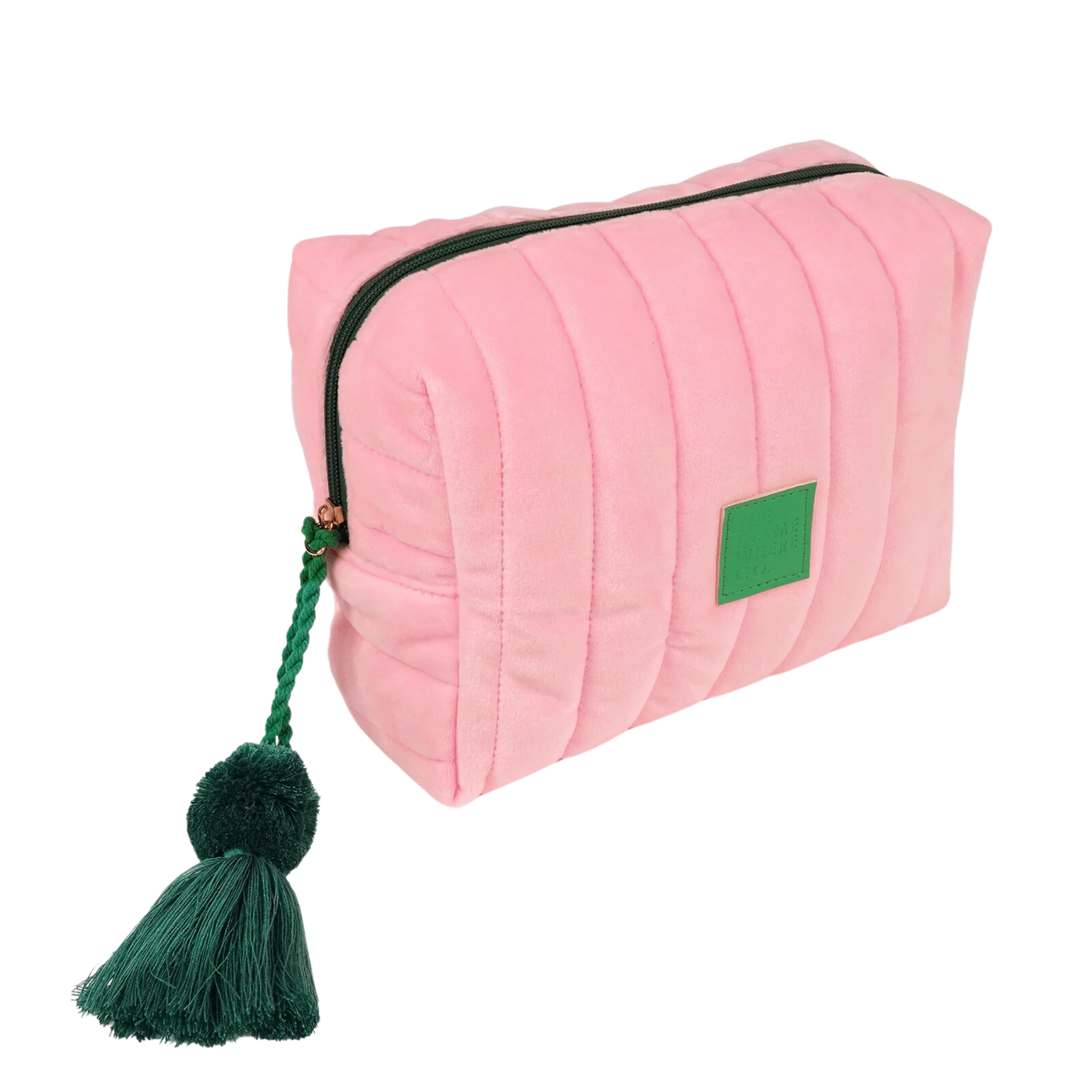 Pink Velvet Cosmetic Case