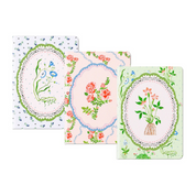 Medium Notebook Set Floral Vignette