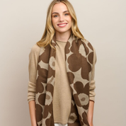 Coffee Tall Poppy Scarf