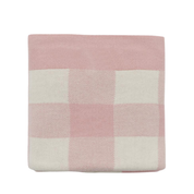Gingham Baby Blanket Pink
