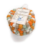 Set Of 4 Eco Coasters Pumpkin Patch