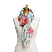 Pink Bottlebrush Native Garden Scarf