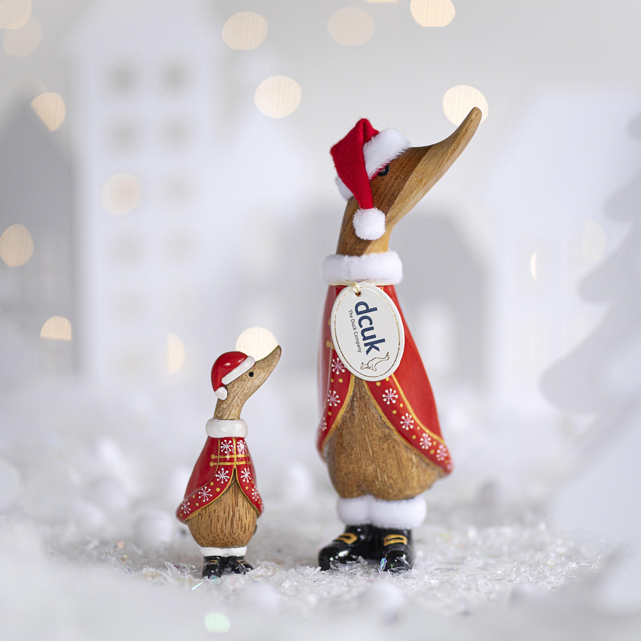 Traditional Christmas Duckling Santa