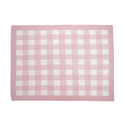 Gingham Baby Blanket Pink