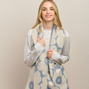 Denim Tall Poppy Scarf