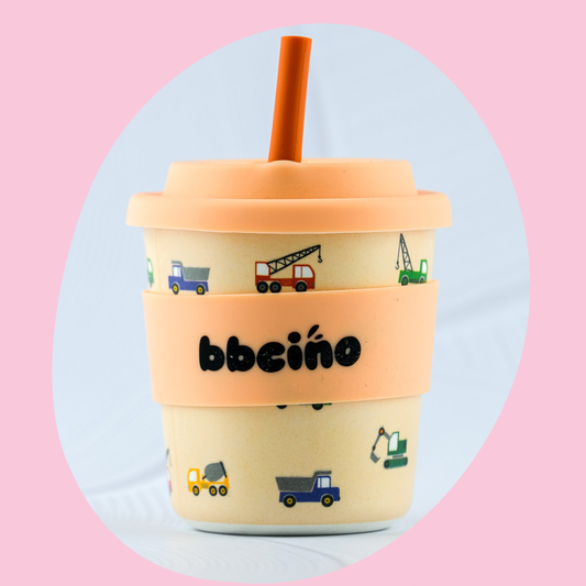 Reusable BambinoCino Bamboo Cup Truck That 240ml