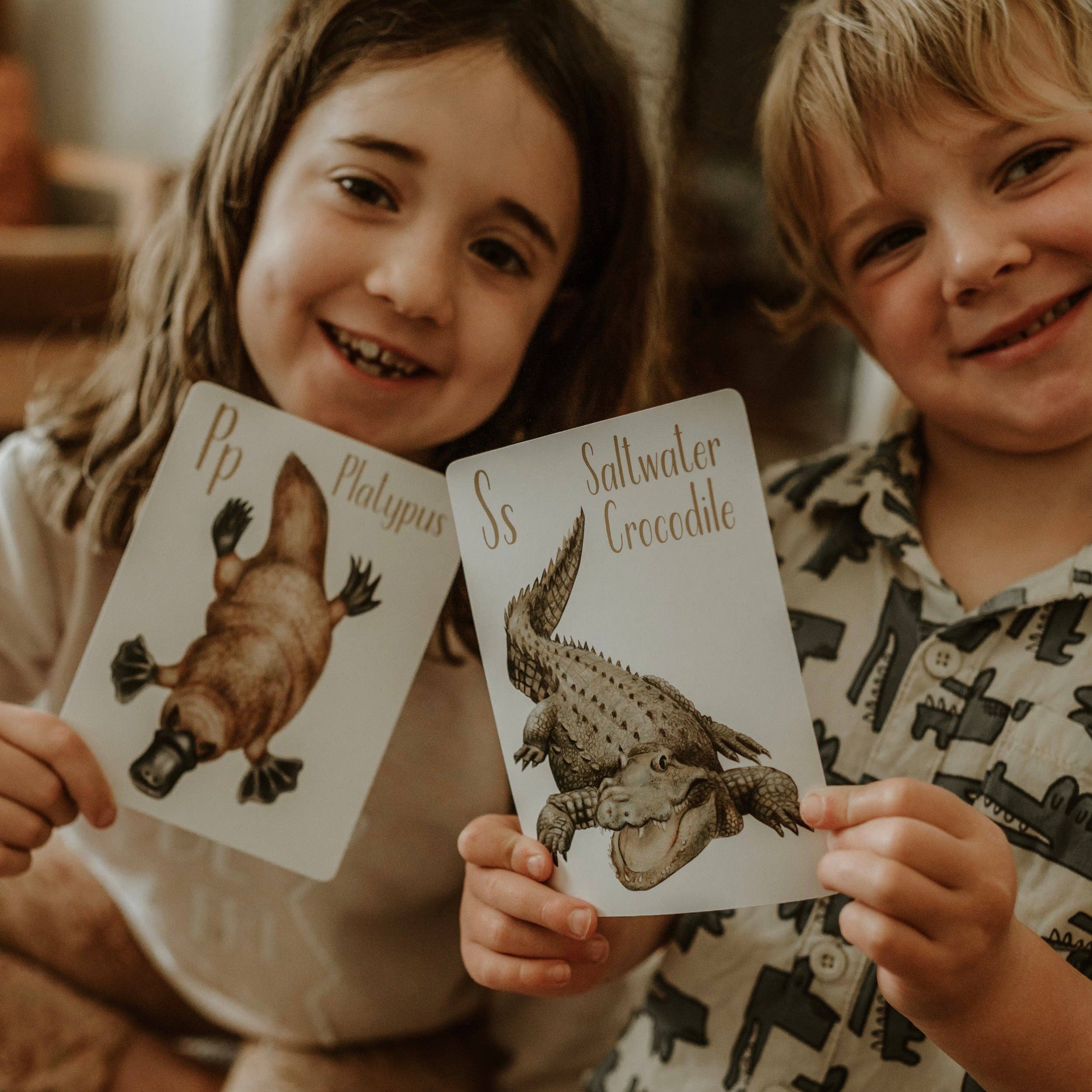 Australian Animal Alphabet Flash Cards