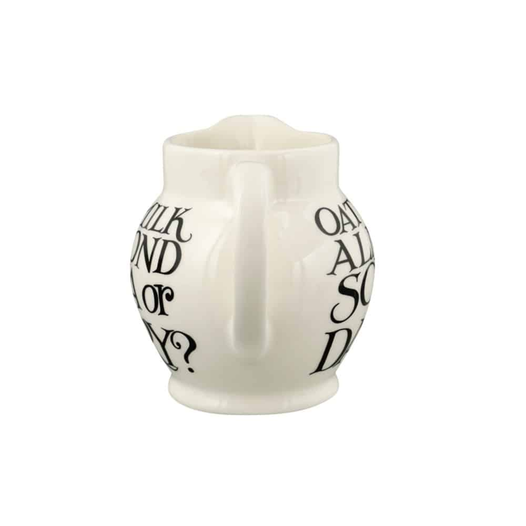 Black Toast Soya Or Dairy 1/2 Pint Jug