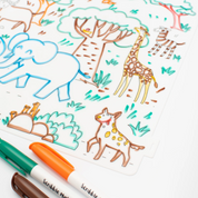 Going On Safari Reusable Scribble Mat