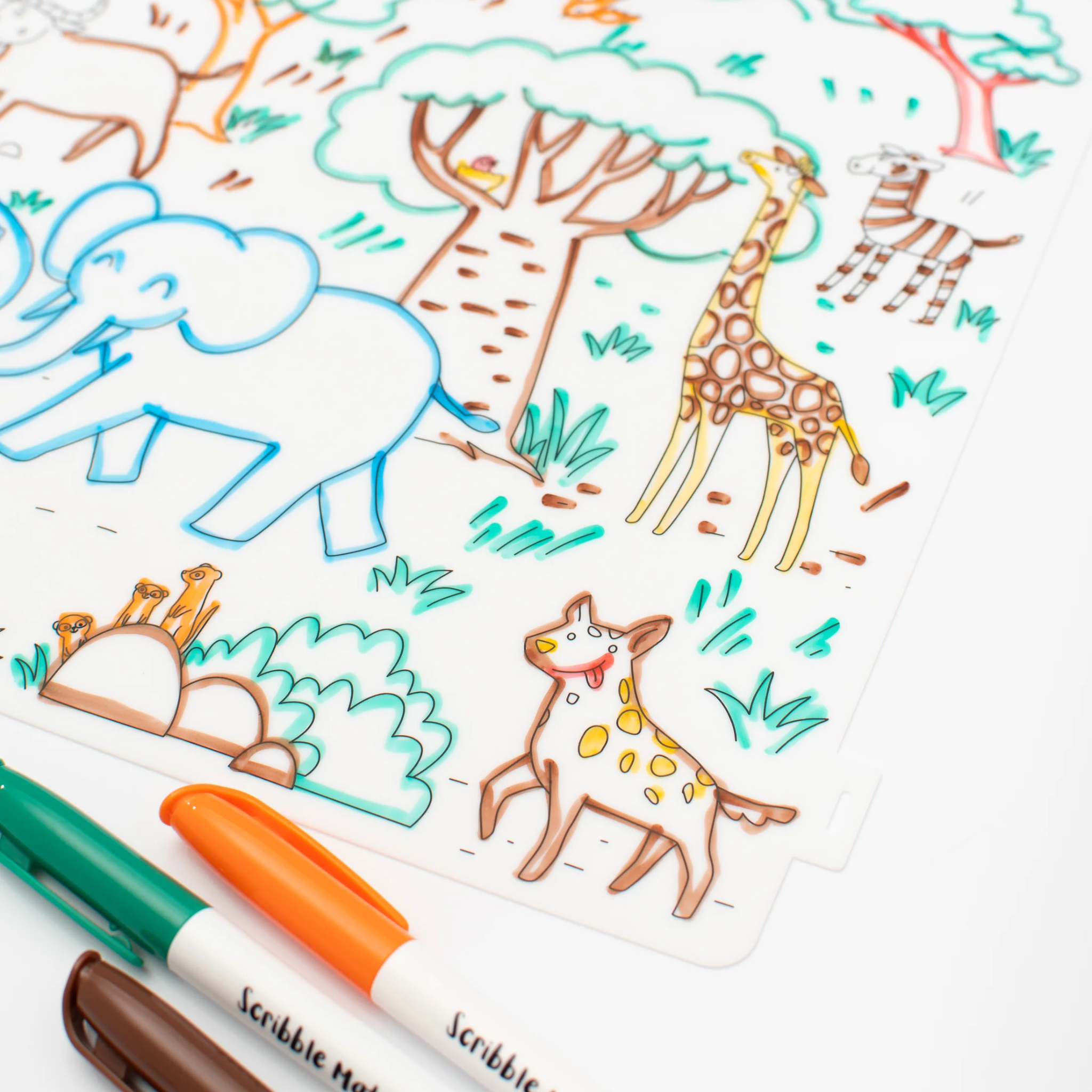 Going On Safari Reusable Scribble Mat