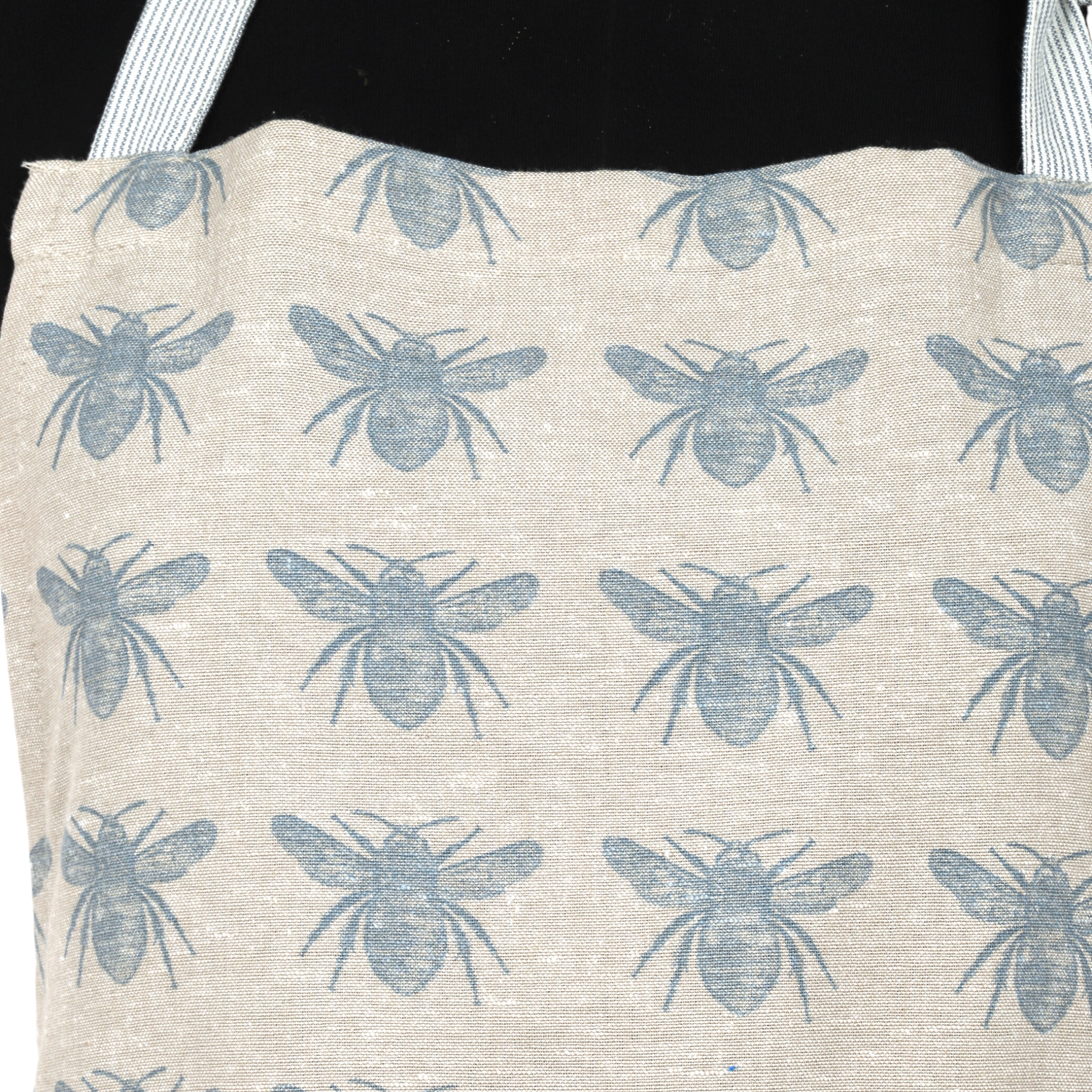 Honey Bee Apron Blue Haze