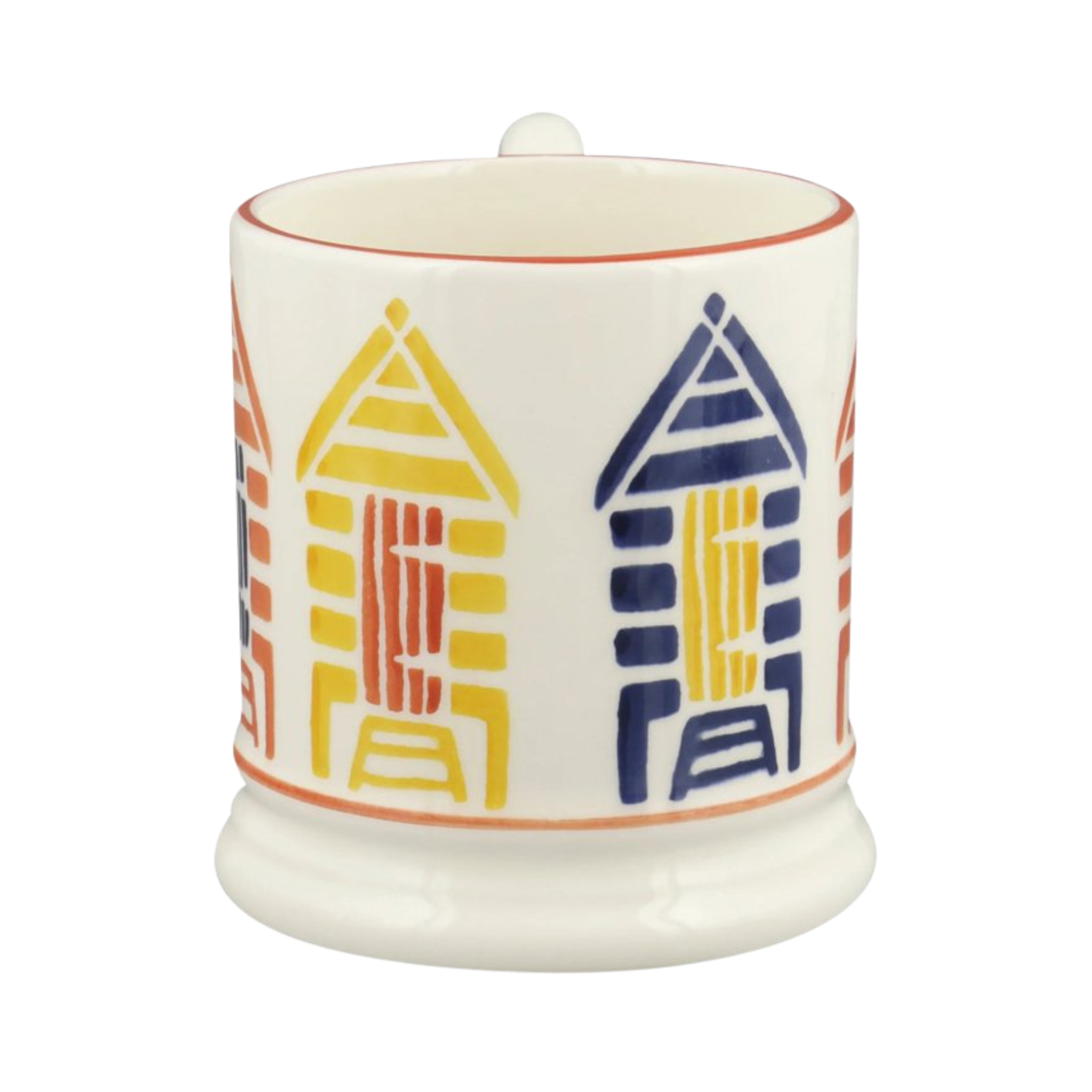 Icons Beach Huts 1/2 Pint Mug