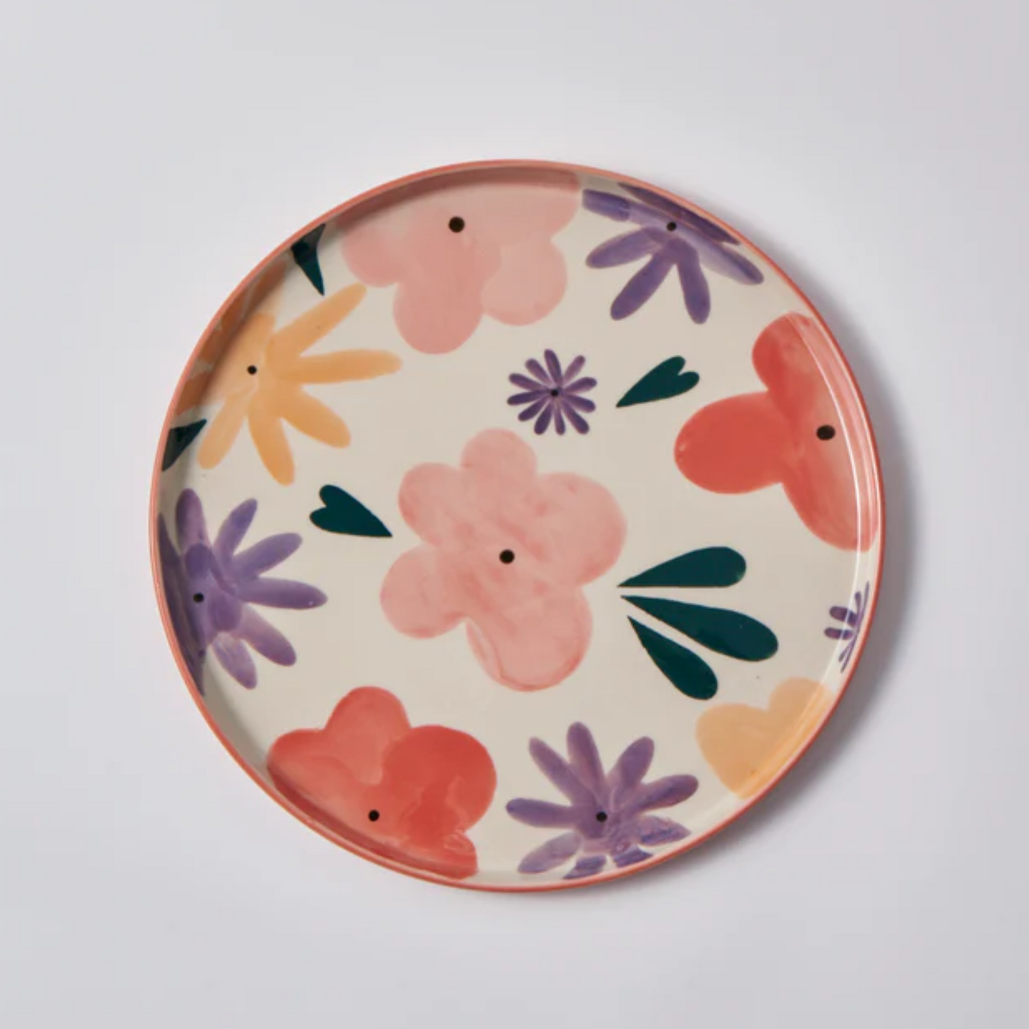 Ditsy Platter Pink