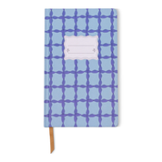 Tulip Bound Journal Blue Lattice