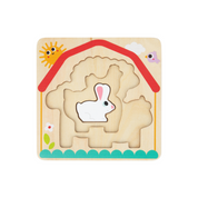 Multi-Layered Farm Animal Puzzle