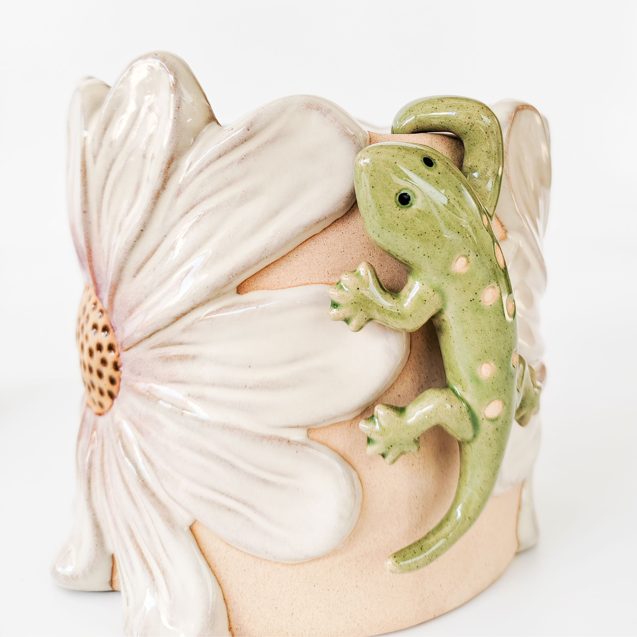 Gecko Pot Sitter Green