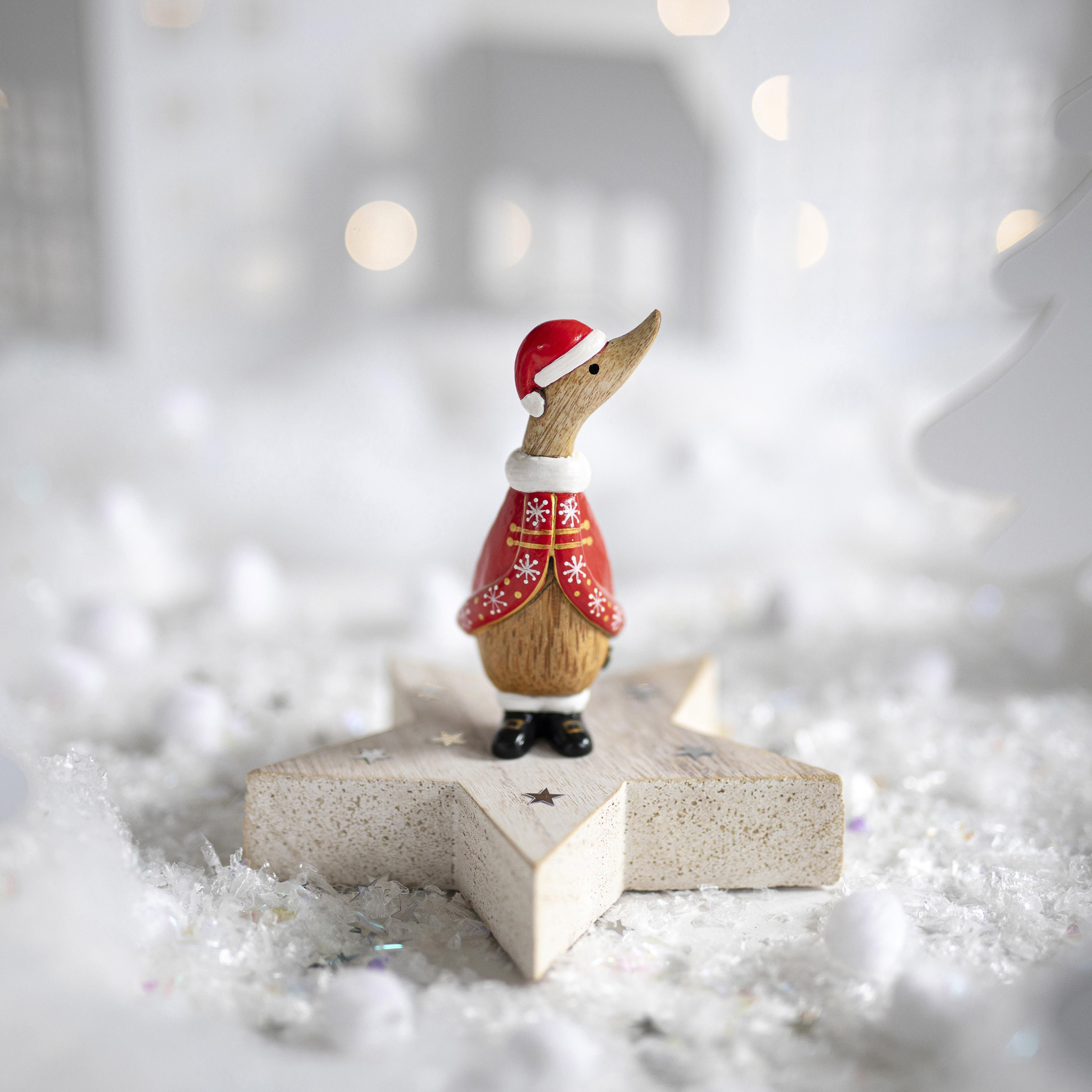 Traditional Christmas Dinky Duck Santa