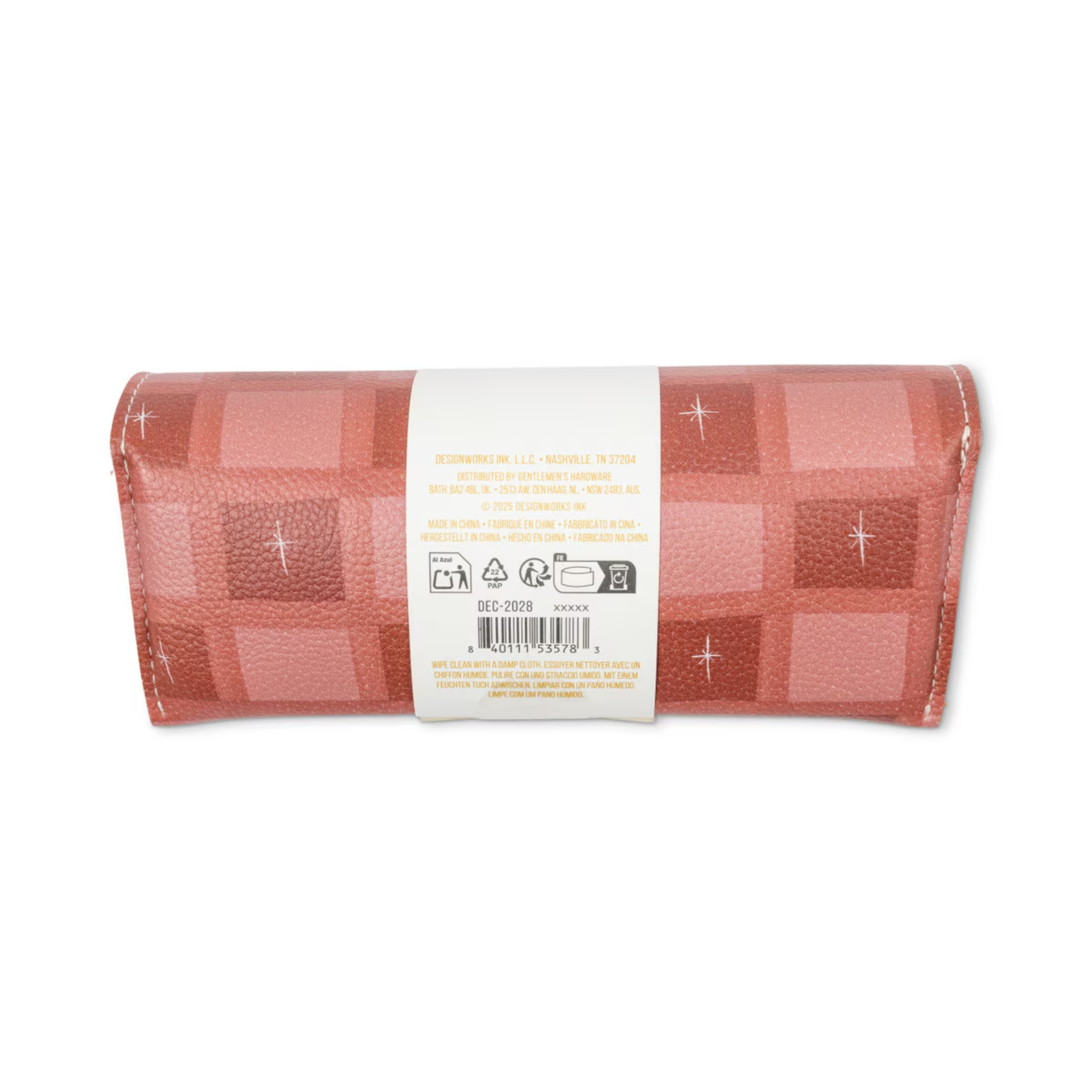 Printed Glasses Case Check