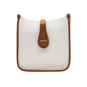 Dominic Max Bag Dual Tone White Tan 2.0