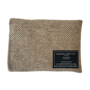 Herringbone Wool Blend Heat Pack Natural