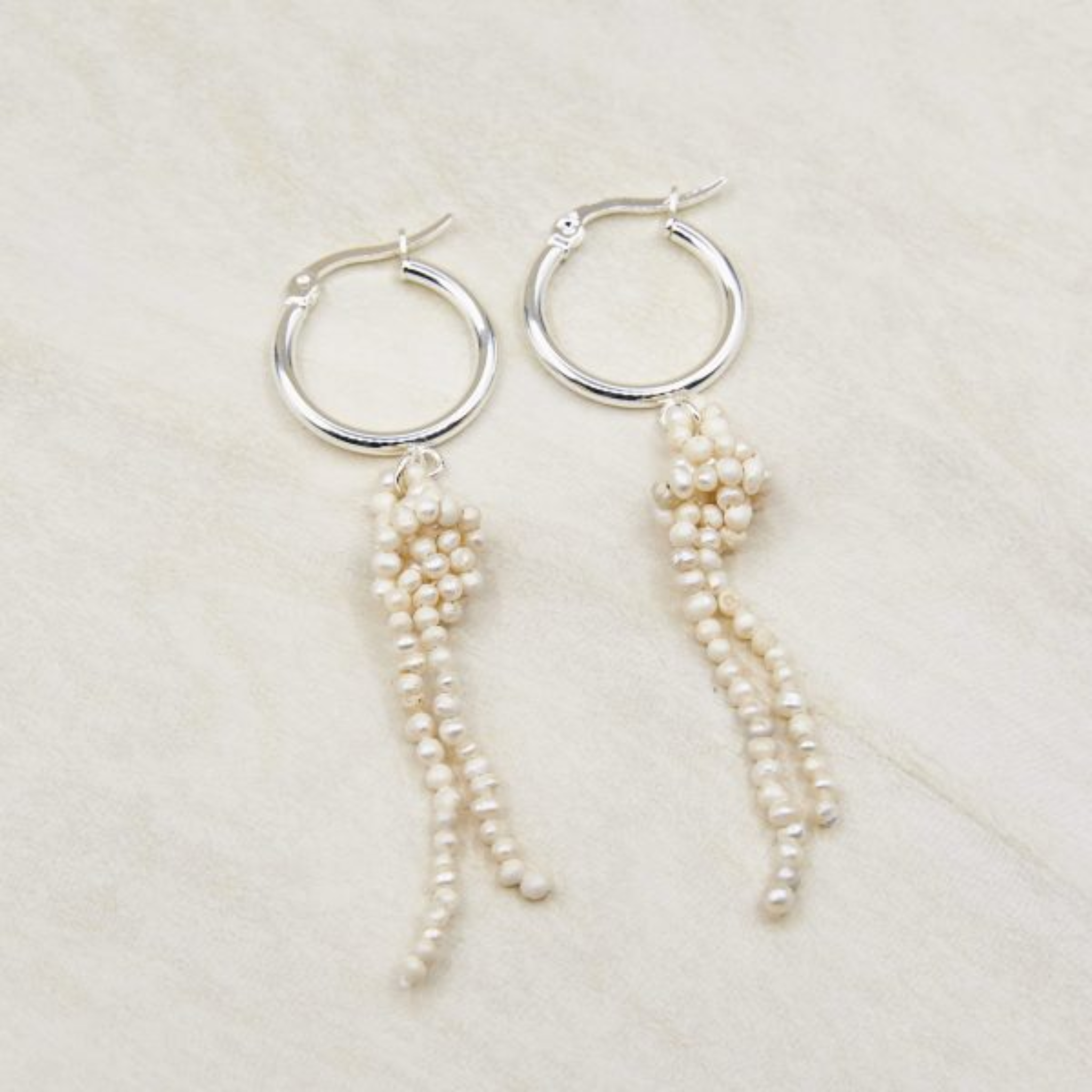 Clio Earrings Silver