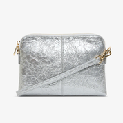 Bowery Crossbody Silver Crinkle
