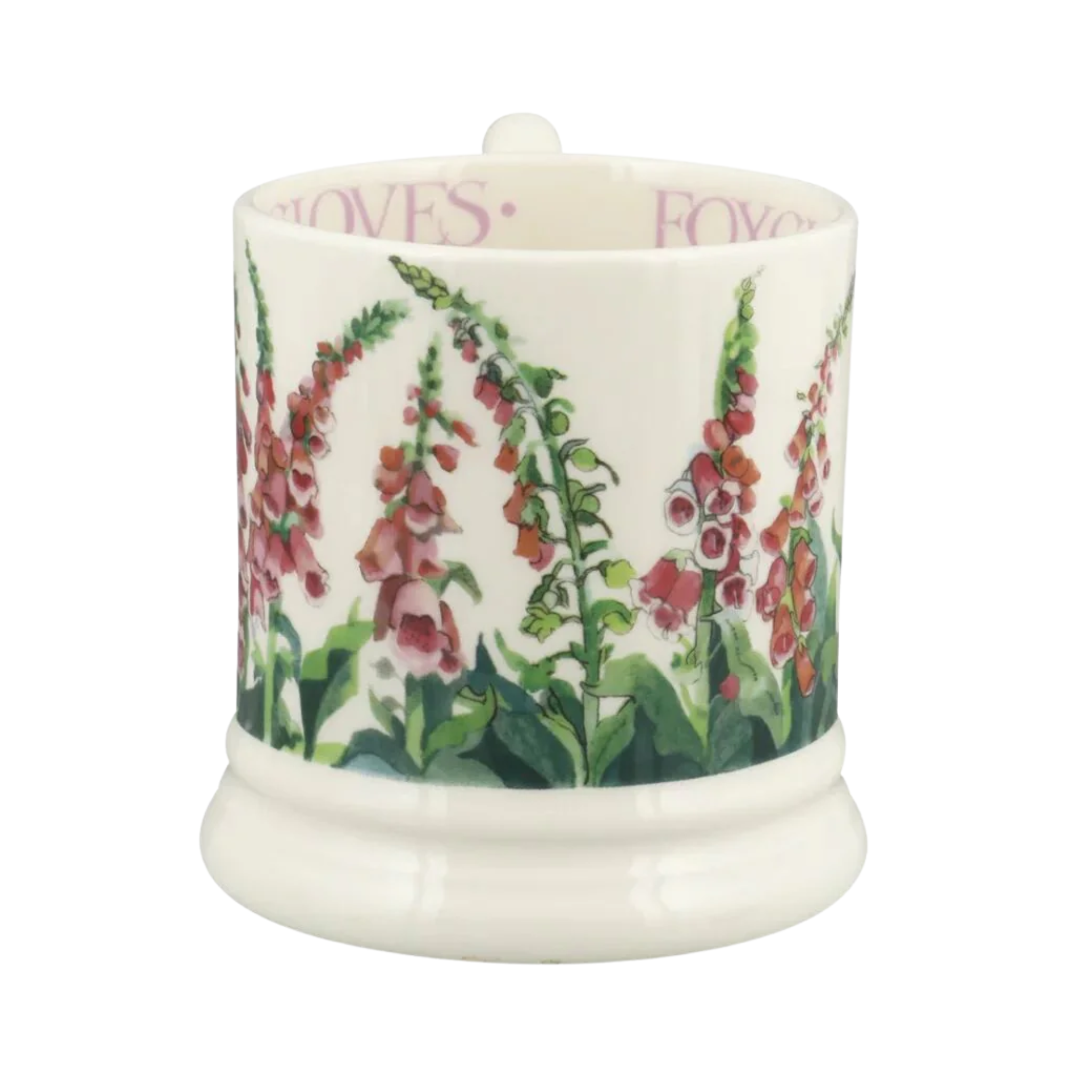 Flowers Foxgloves 1/2 Pint Mug