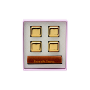 The Ruby Cocktail Chillers Gold Set Of 4