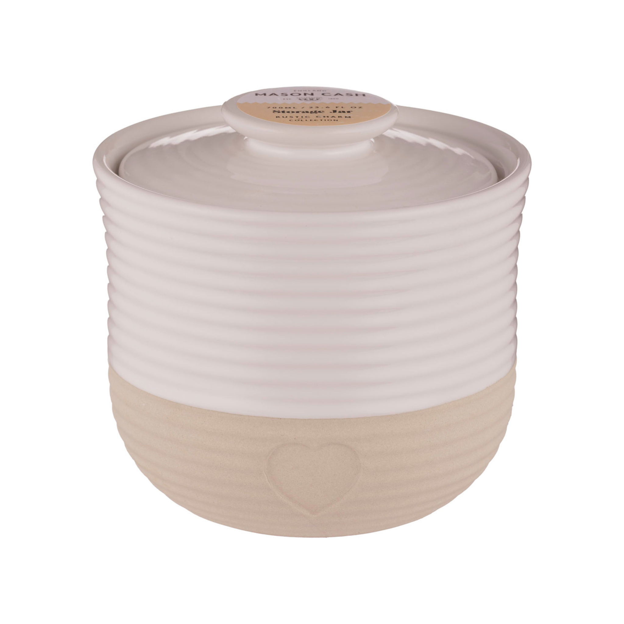 Rustic Charm Storage Jar 12cm