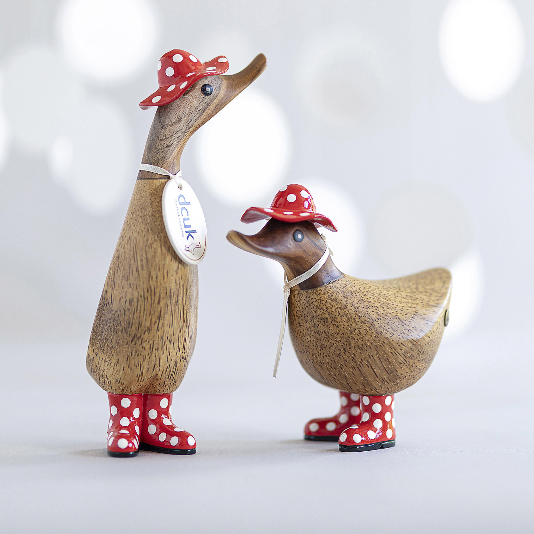 Spotty Hat & Boots Ducky Red